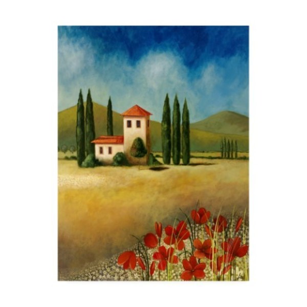Trademark Fine Art Pablo Esteban 'Tuscan Landscape 1' Canvas Art, 14x19 ALI45242-C1419GG